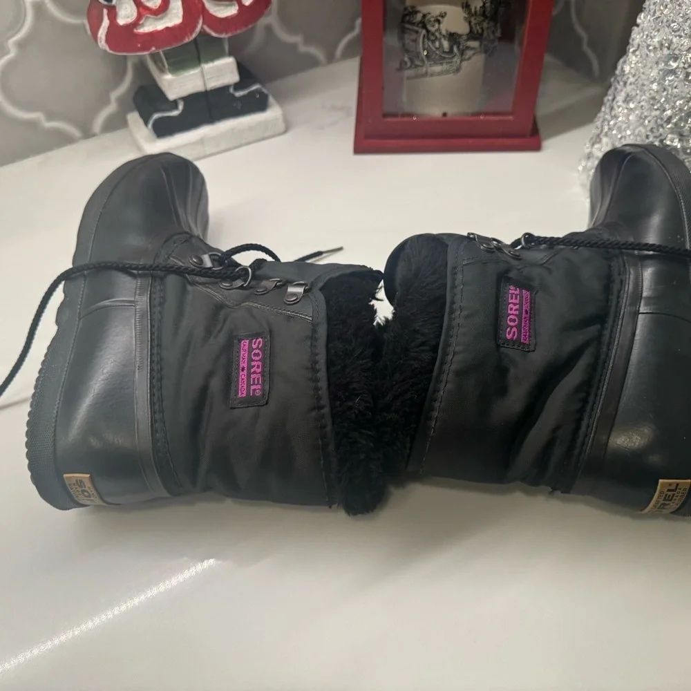 SOREL Kaufman Canada Winter Duck Boots Women’s Fur Lined Waterproof Snow Boots